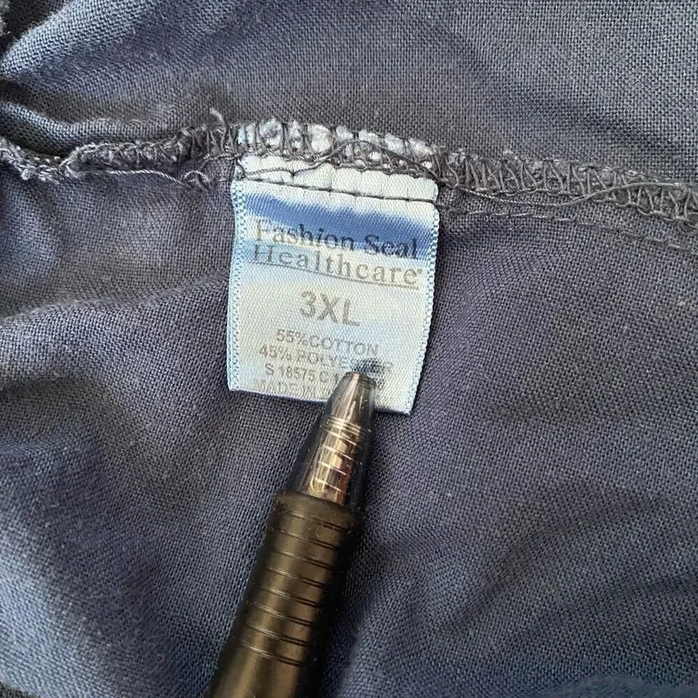 Fashion Seal Healthcare cotton blend men/women 3XL pullon pants w/elastic waist
